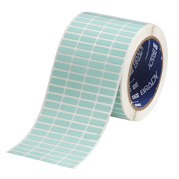 Light Green Polyimide Labels 0.25in H x 0.75in W Light Green 10000/RL